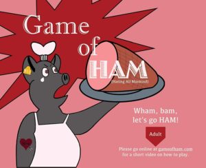 Game of HAM Adult Party Set